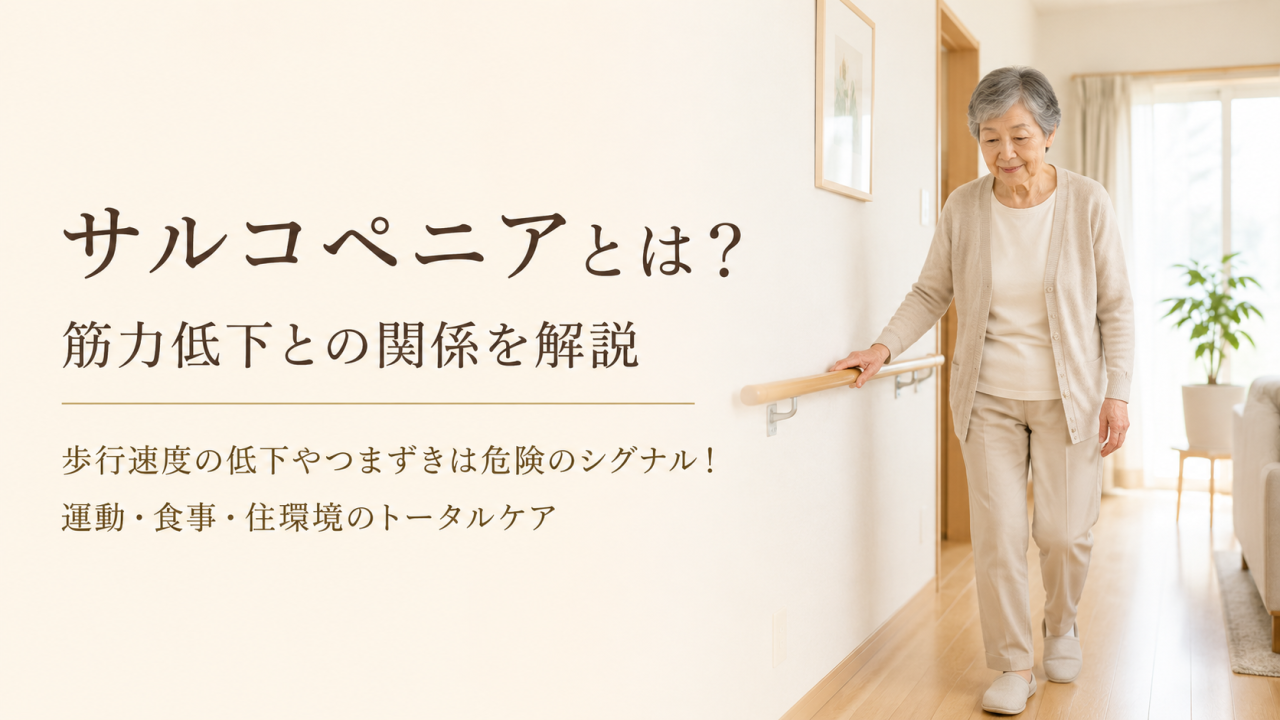 サルコペニアって知っていますか？