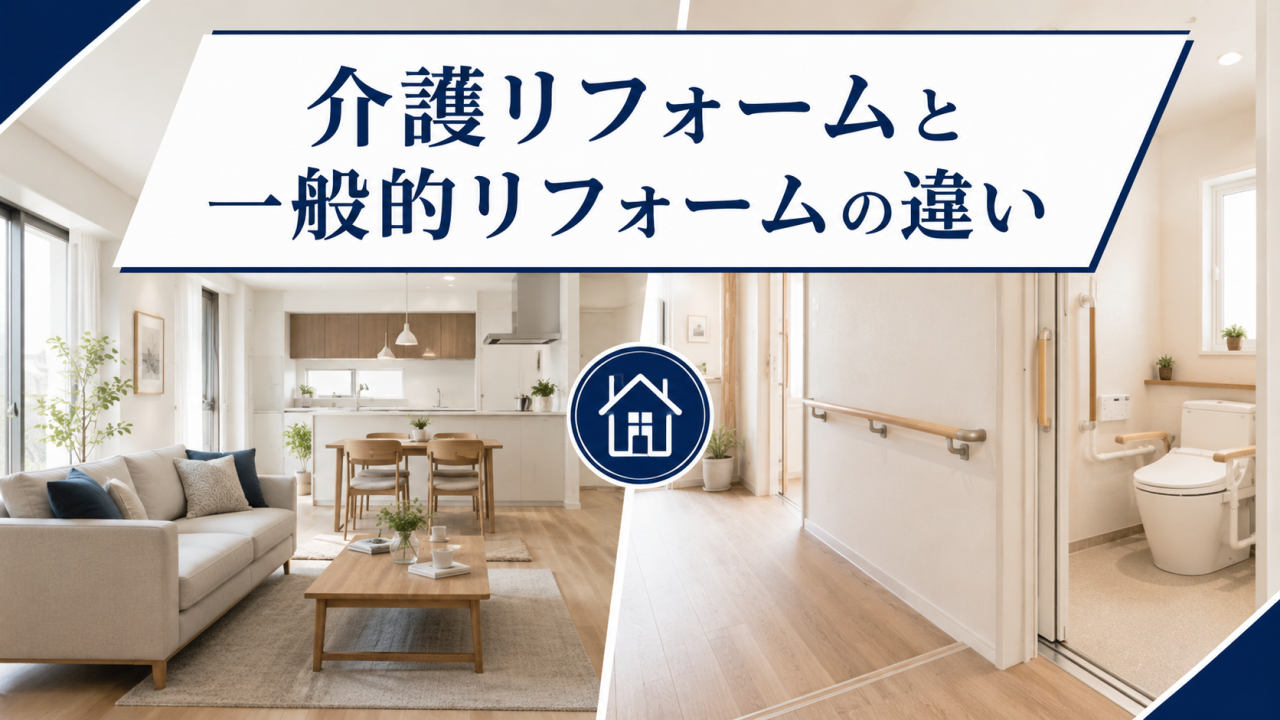 介護リフォームと一般的なリフォームの違い